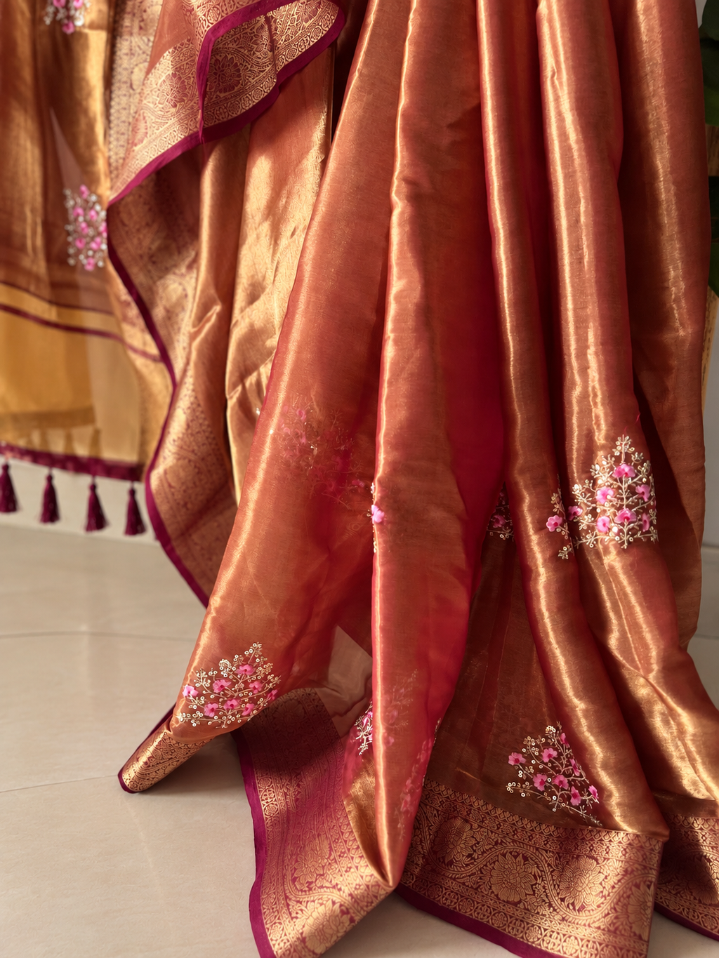 Soft Tissue Organza Saree