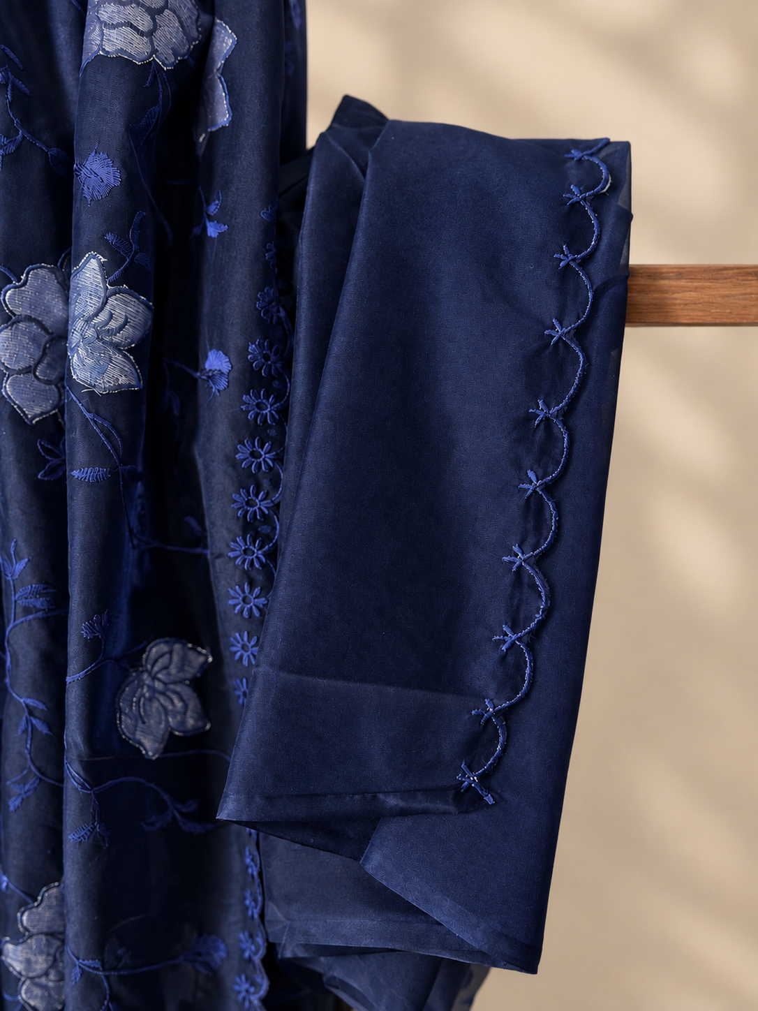 Soft Organza Applique Work Saree