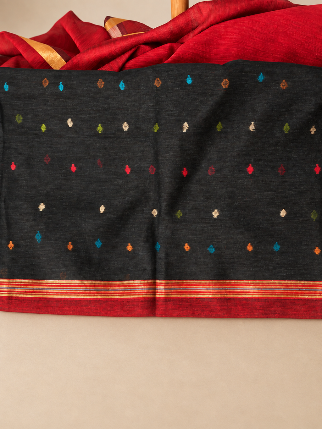 Handloom Linen Jute Saree