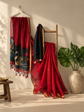 Handloom Linen Jute Saree